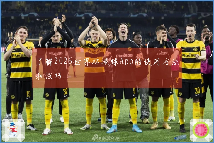 了解2026世界杯滚球App的使用方法和技巧